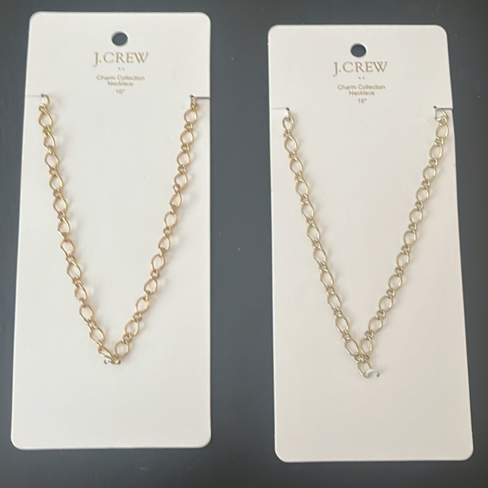 2 J Crew charm necklaces for less than the price of one!